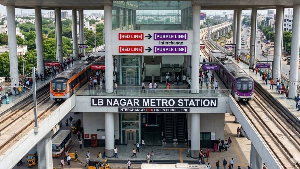 LB Nagar Metro Station: Upcoming Interchange on Hyderabad Metro Red ...