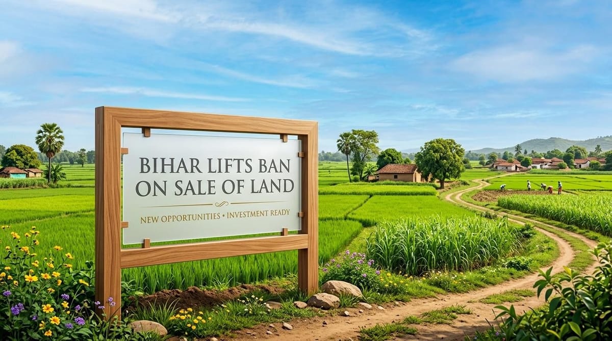 Bihar Lifts Ban on Sale of Land Near 11 New Satellite Townships: Compensation Double for Urban and 4x for Rural
