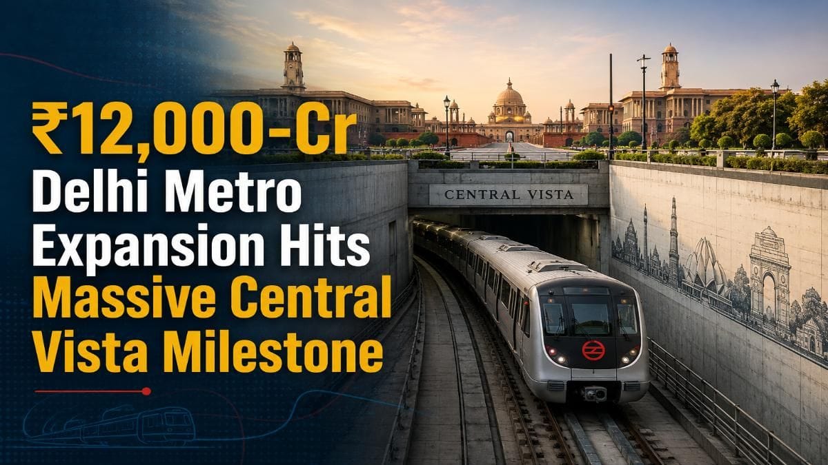 Inside Delhi Metro’s ₹12,000-Crore Upgrade: Work Starts on Crucial Central Vista Hub