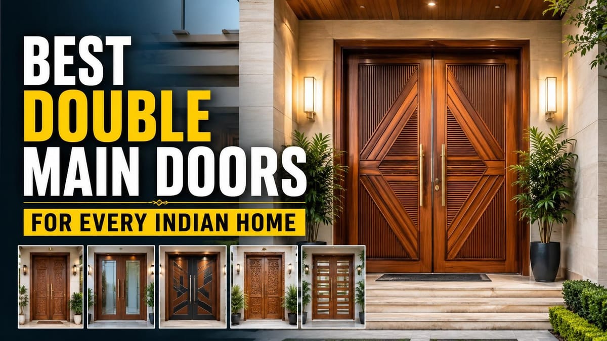 10 Double Door Designs for Main Door That Make a Strong First Impression
