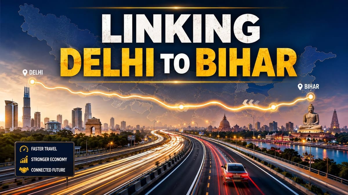 Delhi to Bihar Travel Set for a Major Upgrade with New Expressway Link