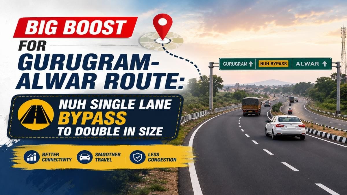 Nuh Bypass Expansion: Proposed Double Lane to Connect Tauru and Gurugram-Alwar Highway