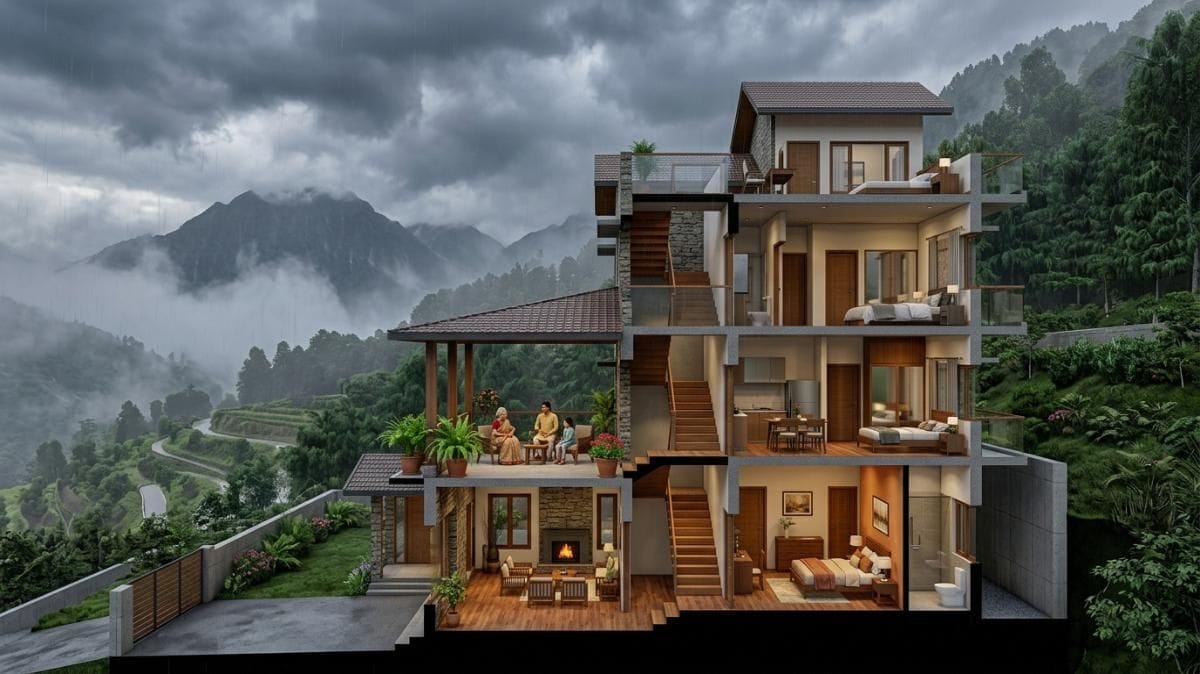 Ten 4 BHK House Design Plans with Practical Room Layouts
