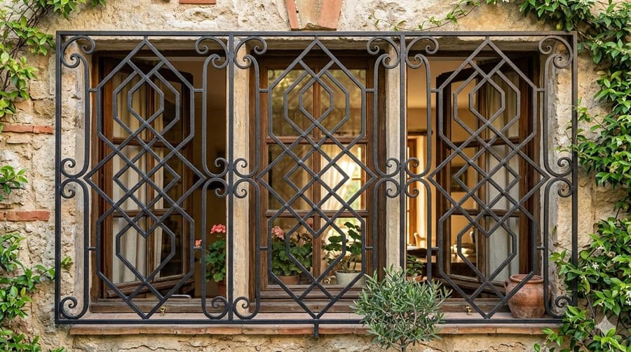 10 Steel Grill Designs for Windows That Combine Safety and Style
