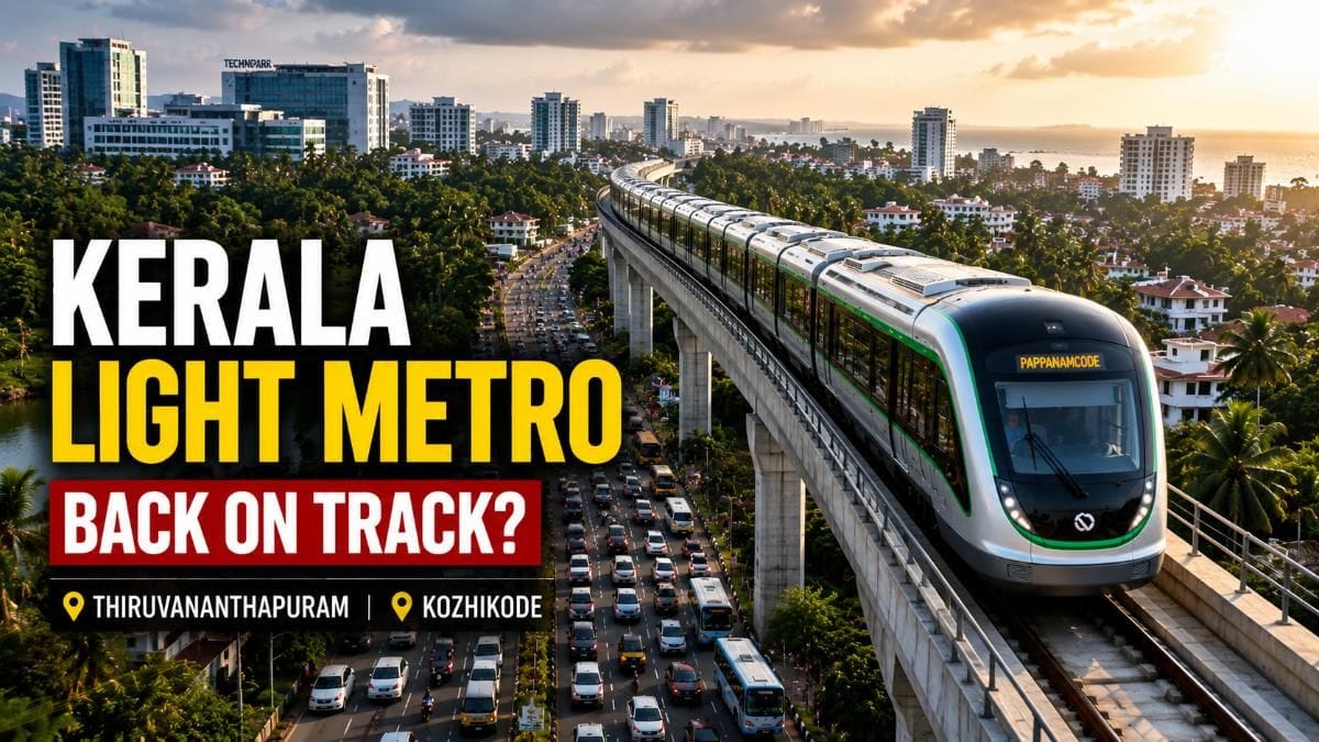 Kerala Restarts Trivandrum and Kozhikode Light Metro Project With Fresh ₹20 Crore Fund