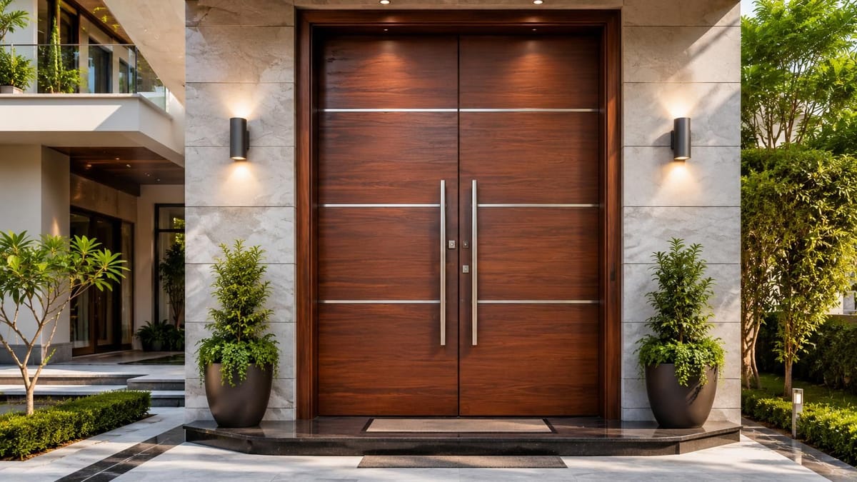 10 Double Door Designs for Main Door That Make a Strong First Impression