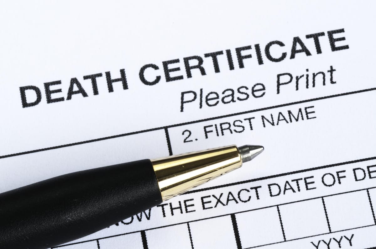 Death Certificate For Property Claim & How to Obtain Death Certificate