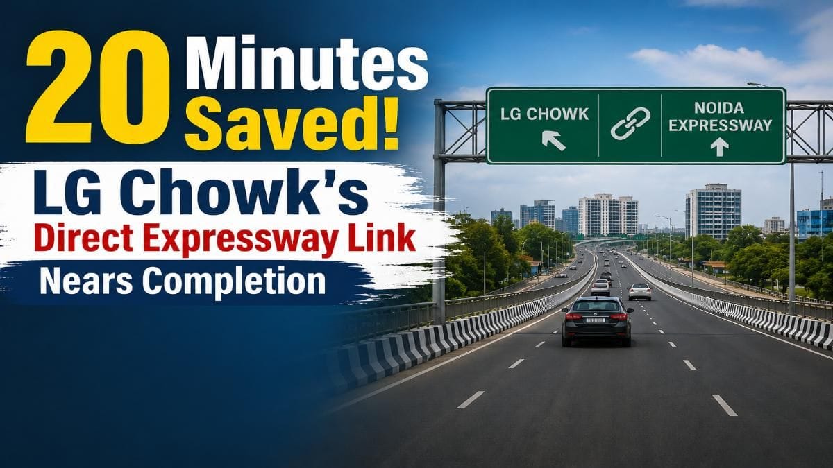 Noida to Get Faster: LG Chowk-Noida Expressway Direct Link Opens Next Month