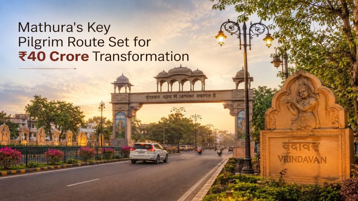 ₹40 Crore Upgrade Planned for Chhatikara-Vrindavan Road in Mathura