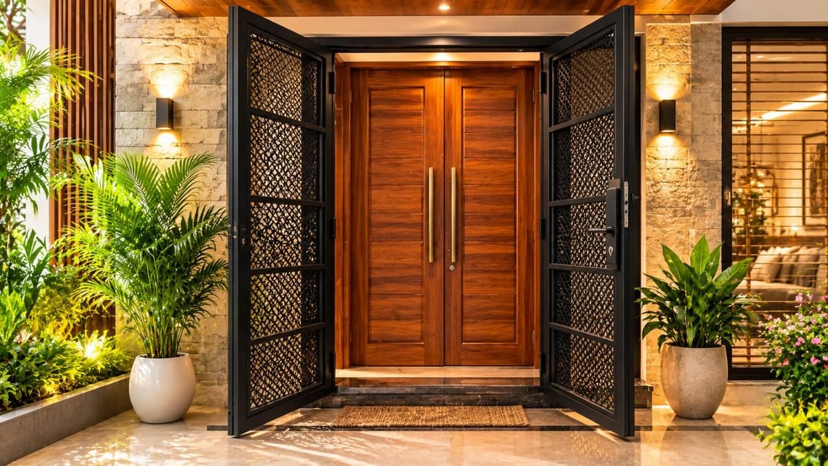Top 10 Safety Main Door Designs for Modern Indian Homes