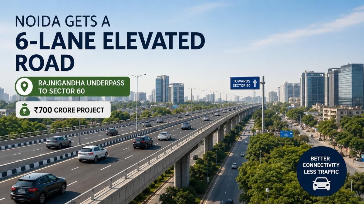 Noida Authority's New ₹700 Crore Plan: Drive From Rajnigandha To Sector 60 Without A Single Red Light