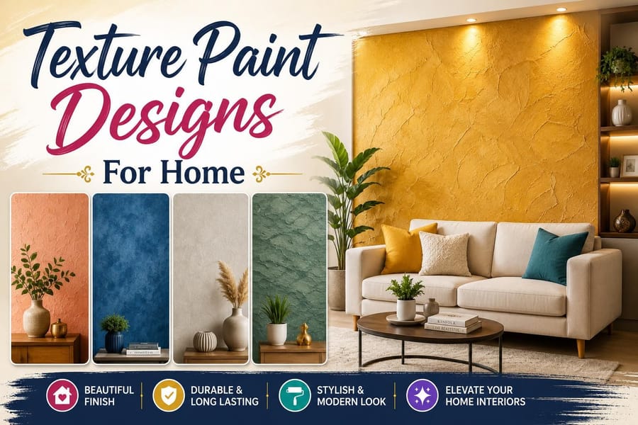 Textured Paint Based 10 Texture Paint Designs That Add Depth to Interior Walls