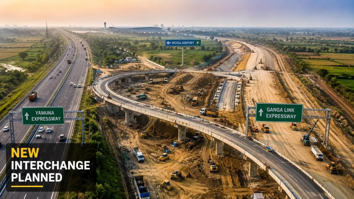 Noida Airport-Ganga Expressway Link Gets New Interchange, 60% Land Acquisition Completed