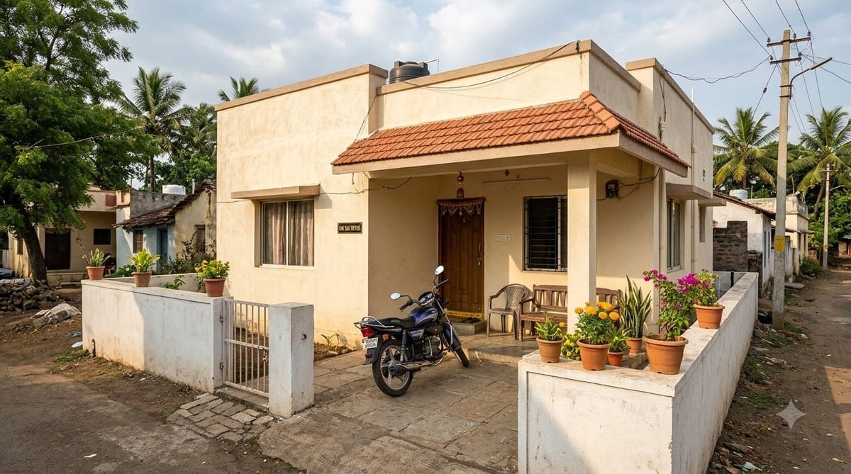 1 BHK House Plans for Small and Low-Budget Homes
