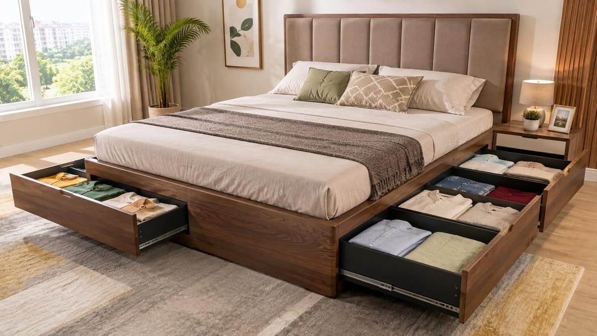 Design of Box Bed: 12 Storage Bed Designs for Contemporary Homes