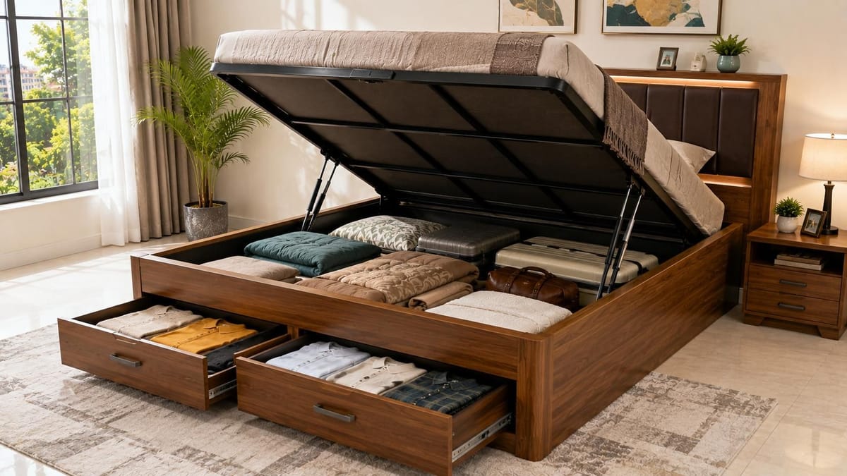Design of Box Bed: 12 Storage Bed Designs for Contemporary Homes