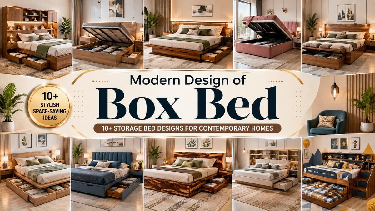 Design of Box Bed: 12 Storage Bed Designs for Contemporary Homes