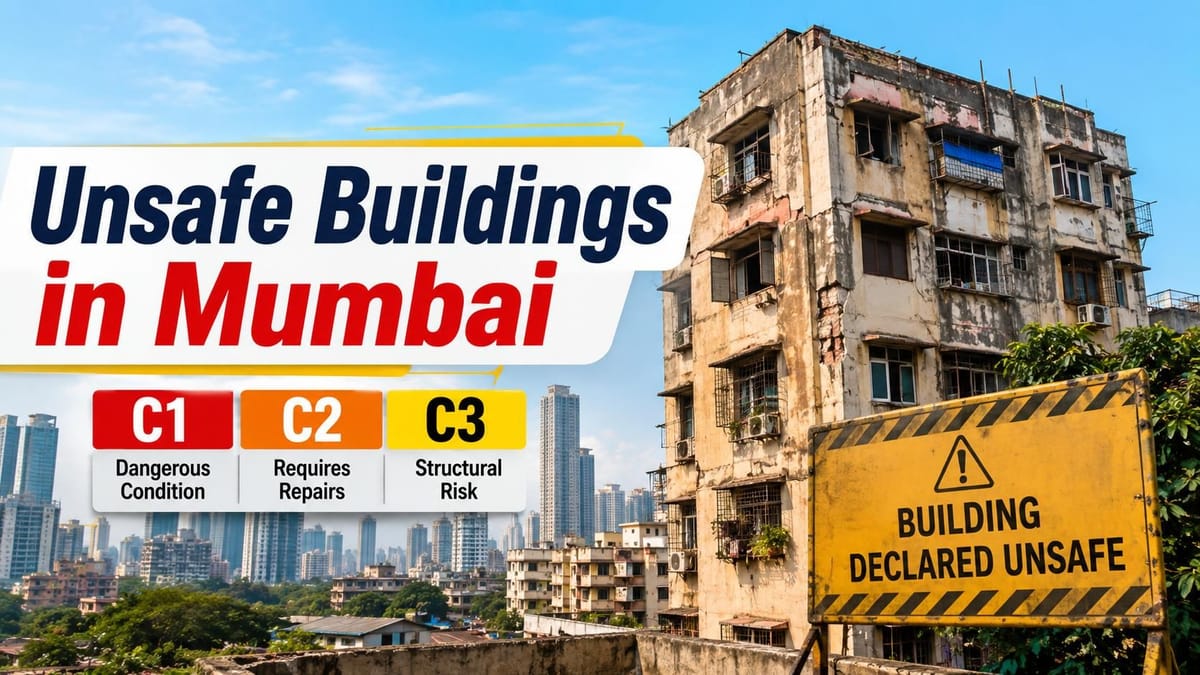 BMC and MHADA Unsafe Building List: What C1 to C3 Classification Means for Your Flat