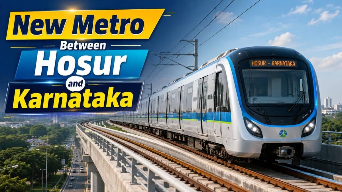 Hosur Karnataka Metro to Cut Bengaluru Commute in Half: Check Route & Status
