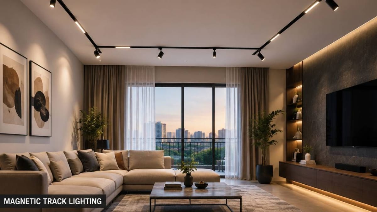 Magnetic Track Lighting vs Recessed COB Lights: Modern Ceiling Lighting Guide