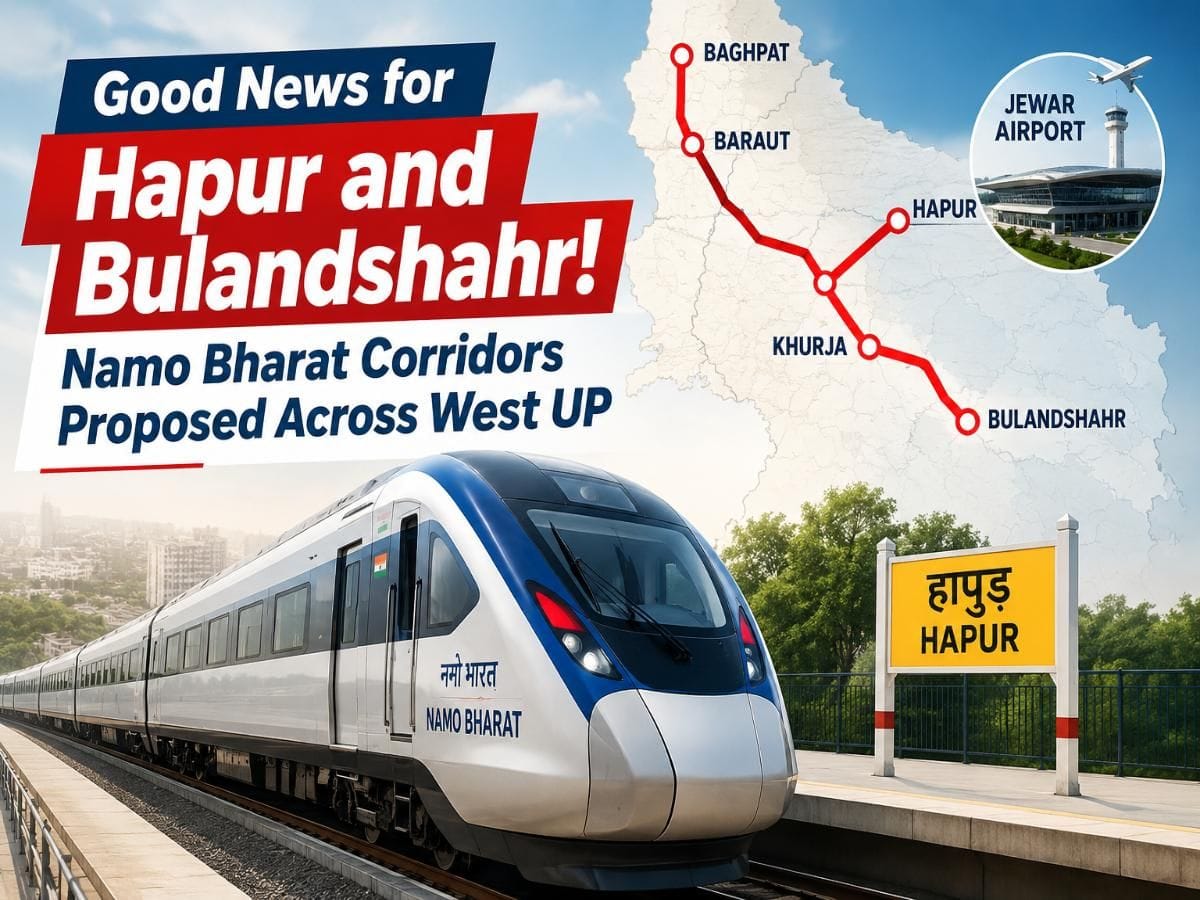 Namo Bharat Expansion: Hapur, Bulandshahr and Baghpat Among New Proposed Routes