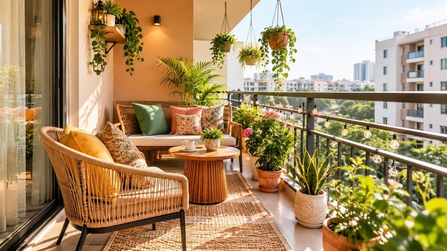 10 Beautiful Balcony Ideas for 1BHK and 2BHK Homes