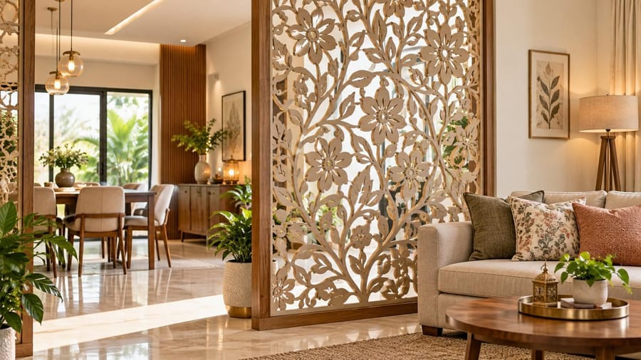 10 Jaali Partition Design Ideas For Stylish Indian Homes