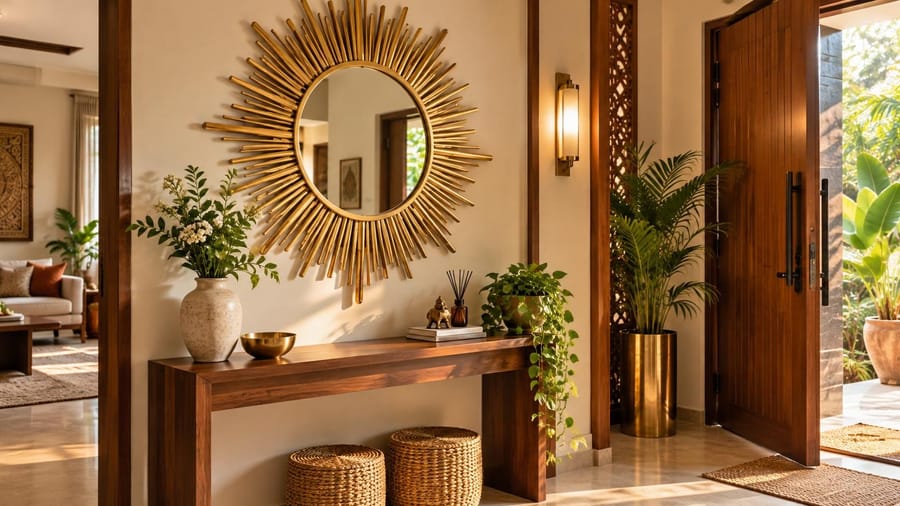10 Stylish Entryway Mirror Design Ideas For Indian Homes