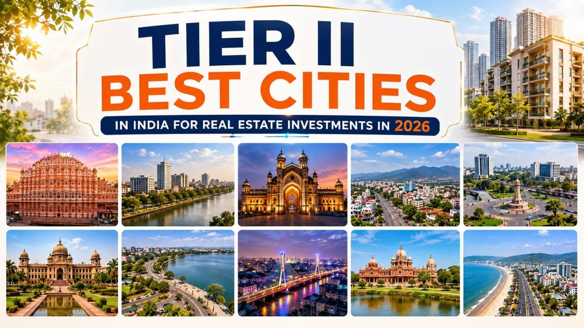 10 Best Tier II Cities in India for Real Estate Investments in 2026