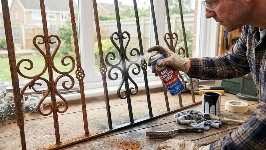 How to Remove Dust and Rust from Metal Window Grills at Home