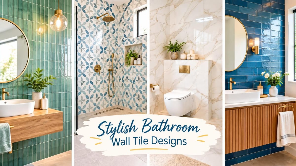 10 Stylish Bathroom Wall Tile Designs for a Modern Look