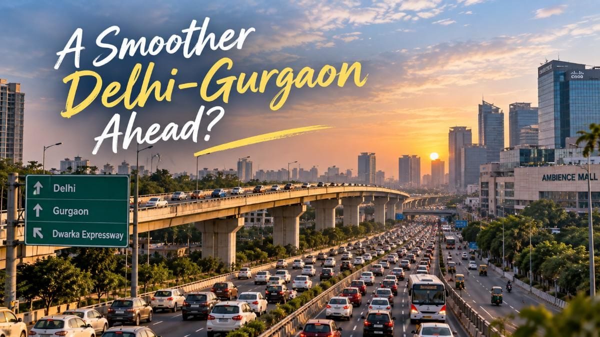 Delhi-Gurgaon Expressway Gets a New Traffic Plan: 3-Lane Elevated Road Near Ambience Mall
