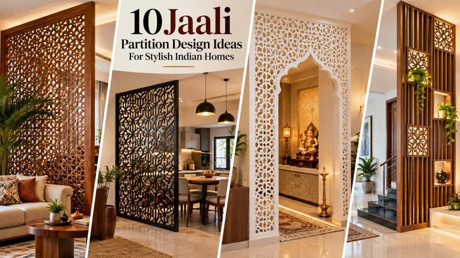 10 Jaali Partition Design Ideas For Stylish Indian Homes