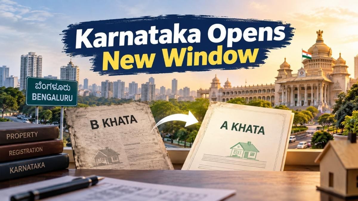 B Khata to A Khata in Karnataka: New Conversion Window Open Till ...