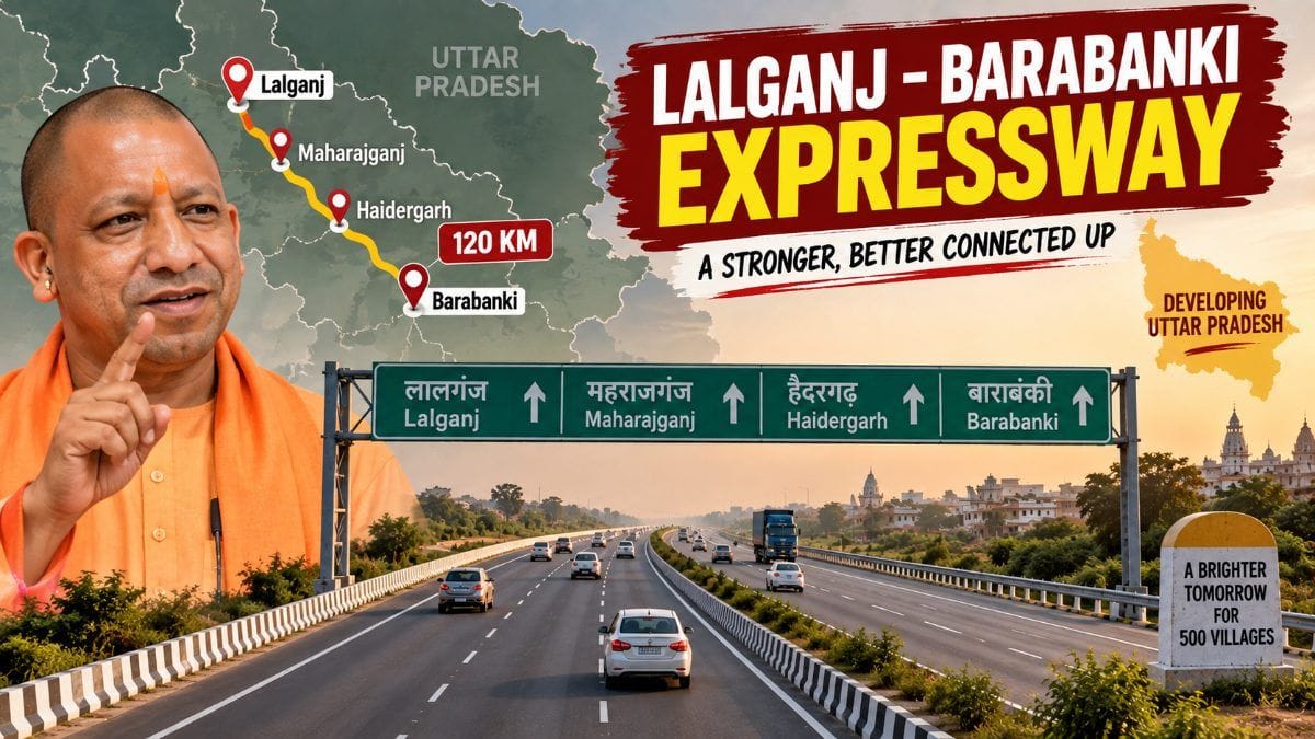 UP Plans 120-Km Six-Lane Highway From Lalganj to Barabanki, Check Full Route