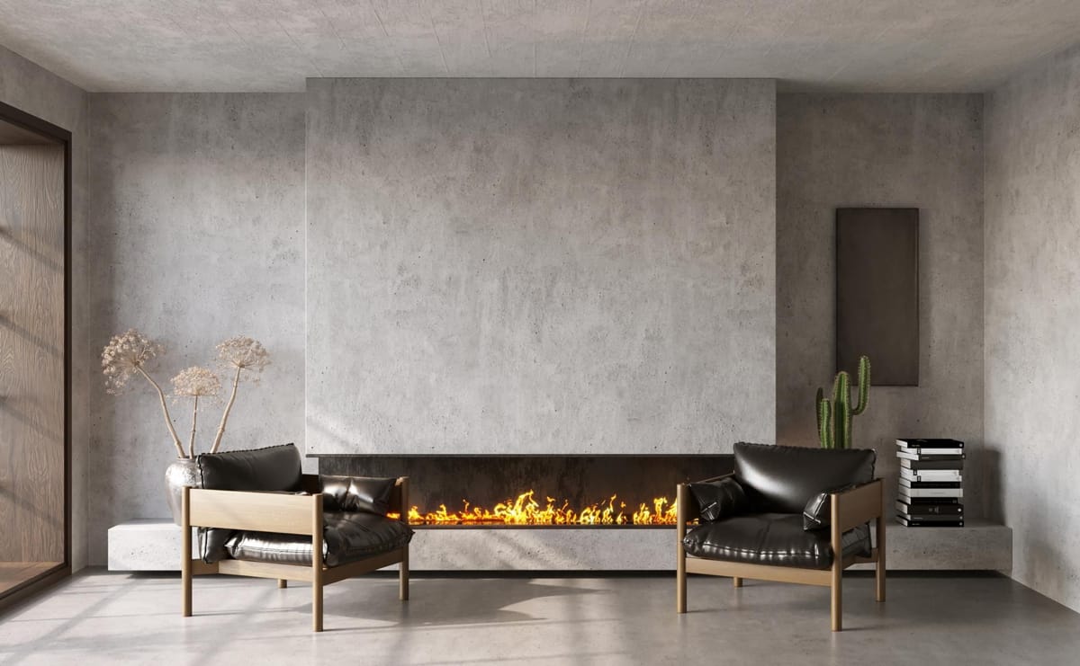 Microcement Walls vs Limewash Paint - for Earthy Living Rooms
