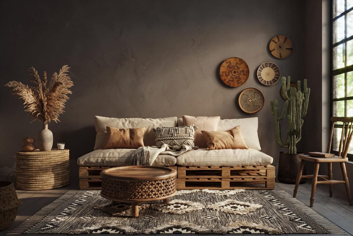 Microcement Walls vs Limewash Paint - for Earthy Living Rooms