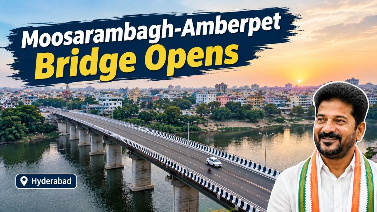 Moosarambagh-Amberpet Bridge Opens: Check the New Route in Hyderabad
