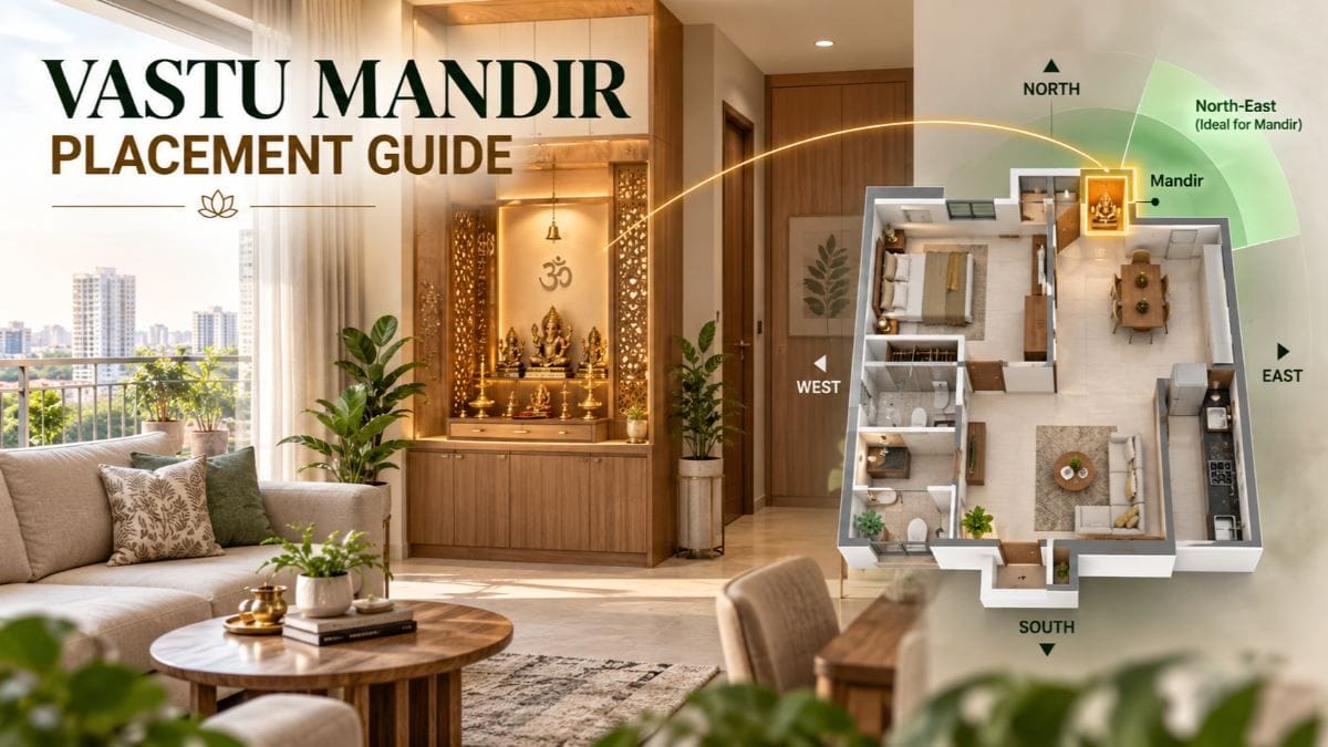 6 Vastu-approved Mandir Placement Ideas for Small Homes-Explained with ...