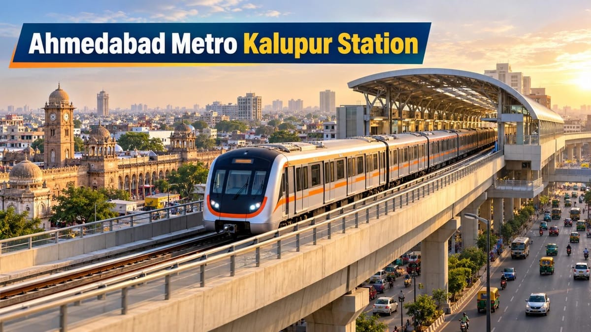 Ahmedabad Metro Kalupur Station Connectivity: Feasibility Study Underway for Shahpur - Kalupur Elevated Route