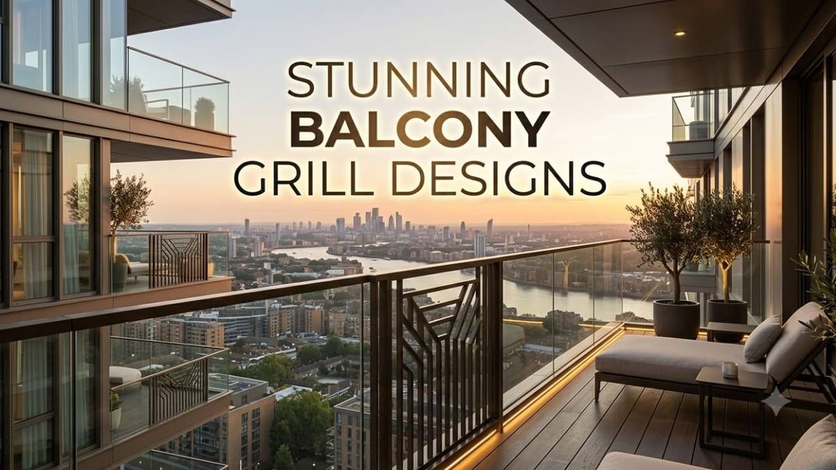 Design Idea Trending Balcony Grill Design Ideas to Give Your Home a Modern Look