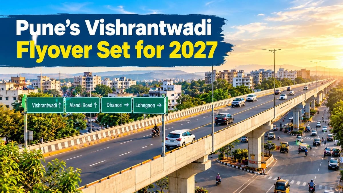 Vishrantwadi Flyover to Open in January 2027, Pune Traffic Relief Ahead