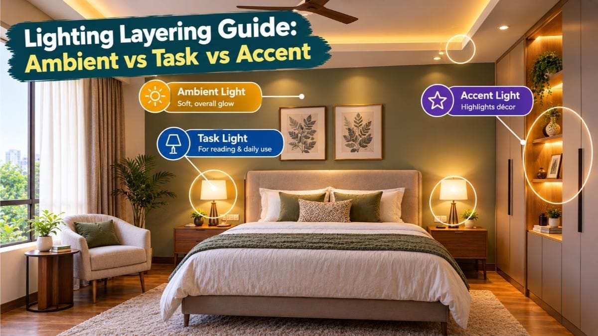 Lighting Layering Guide: Ambient vs Task vs Accent Lighting Calculation ...