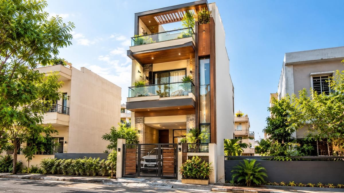 10 Three-Storey House Designs for Narrow Urban Plots