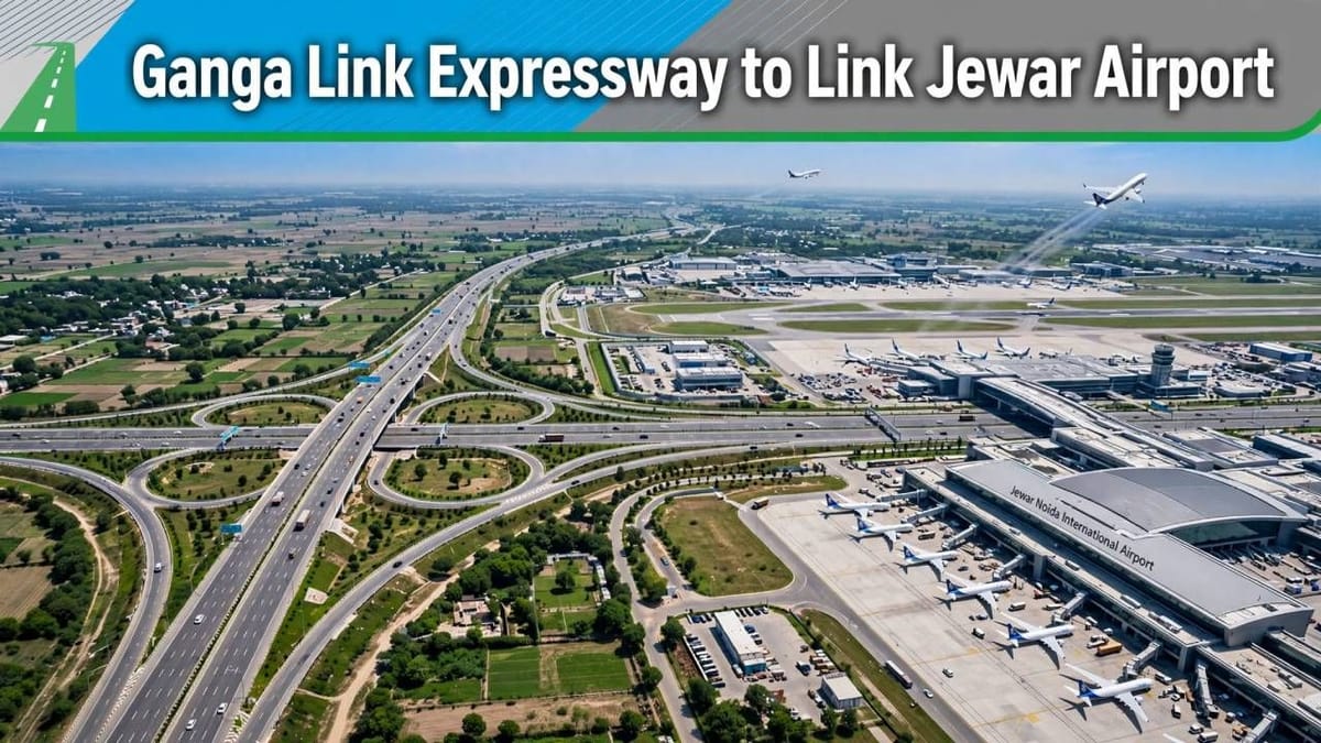Ganga Link Expressway Approved And All Set to Connect Greater Noida and Jewar Airport