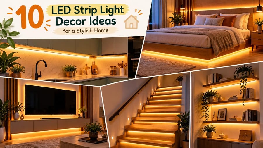 Extra Led Strip 10 LED Strip Light Decor Ideas for a Stylish Home