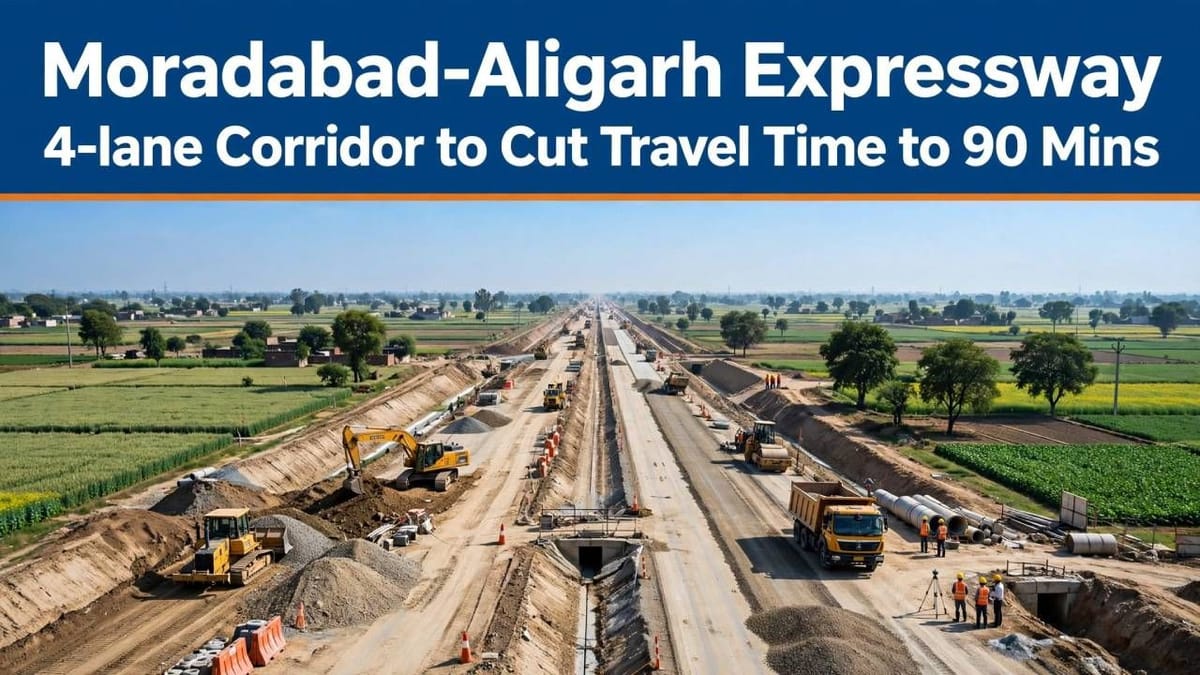 Moradabad-Aligarh Expressway: Route, Features, Opening Date, and More