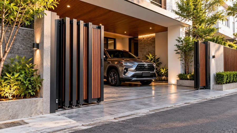 10 Parking Gate Designs That Make Car Entry Easier on Narrow Roads