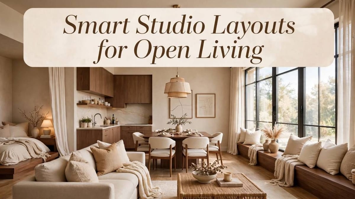 10 Secret Studio Apartment Layout Ideas for Spacious Livin