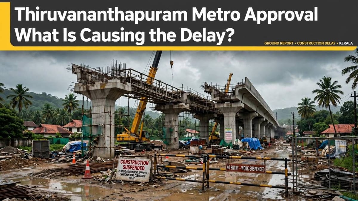 Thiruvananthapuram Metro Approval Still Pending: Check Reasons and Latest Updates